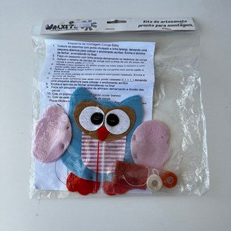 Kit de artesanato coruja 