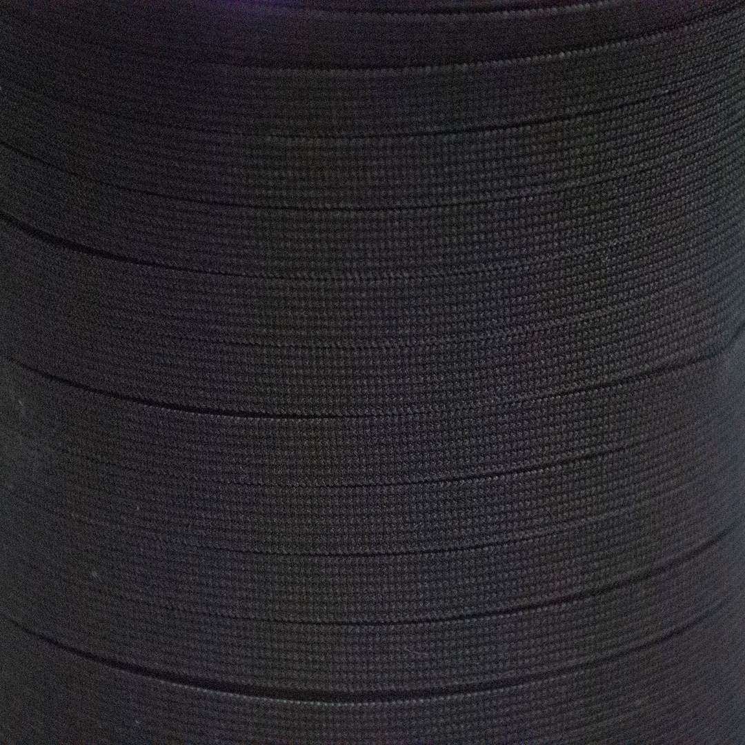 Elástico Preto - 6.5mmx100m