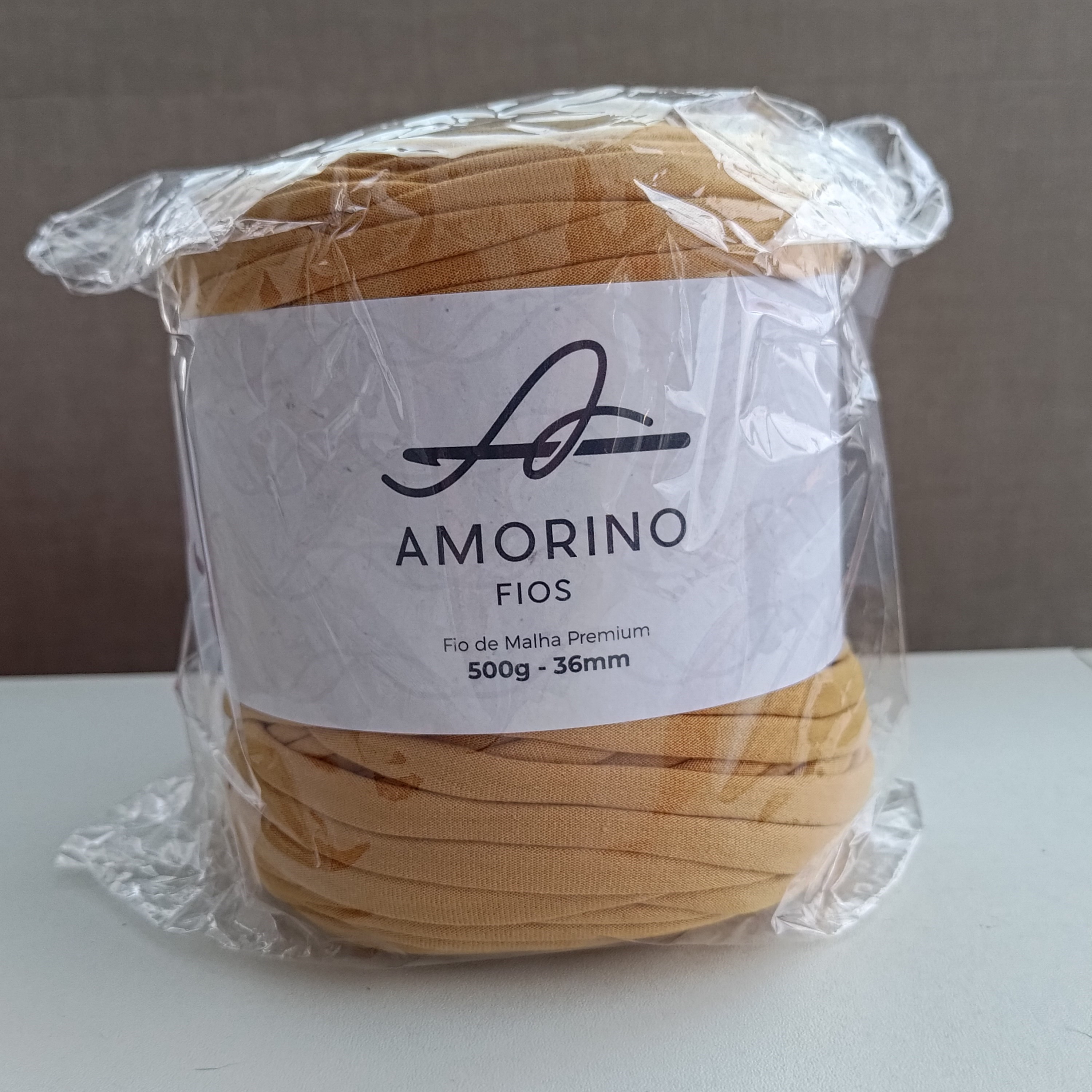 Fio de malha Amorino 36mm Mostarda