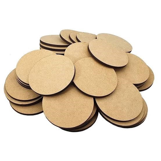 Bolacha de MDF 9cm