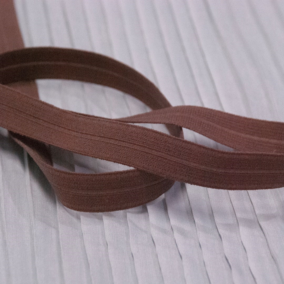Elástico Viés Marrom - 17mmx50m