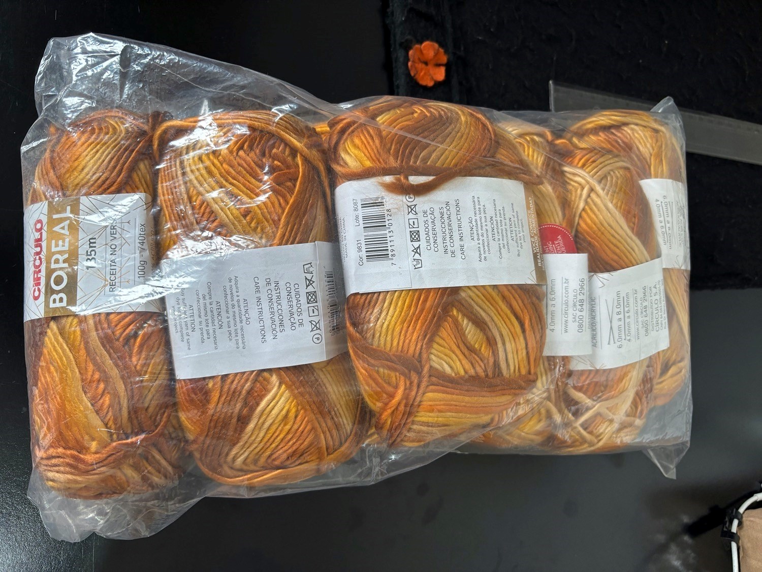 Boreal - Kit com 7 novelos fechados