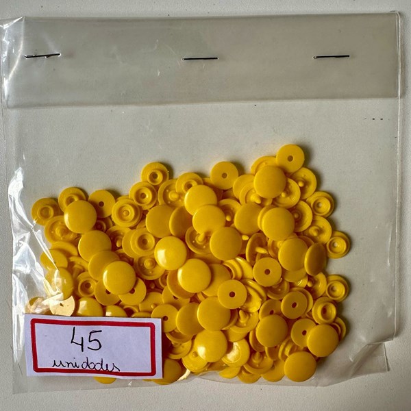 Botão Tic Tac 12 Amarelo