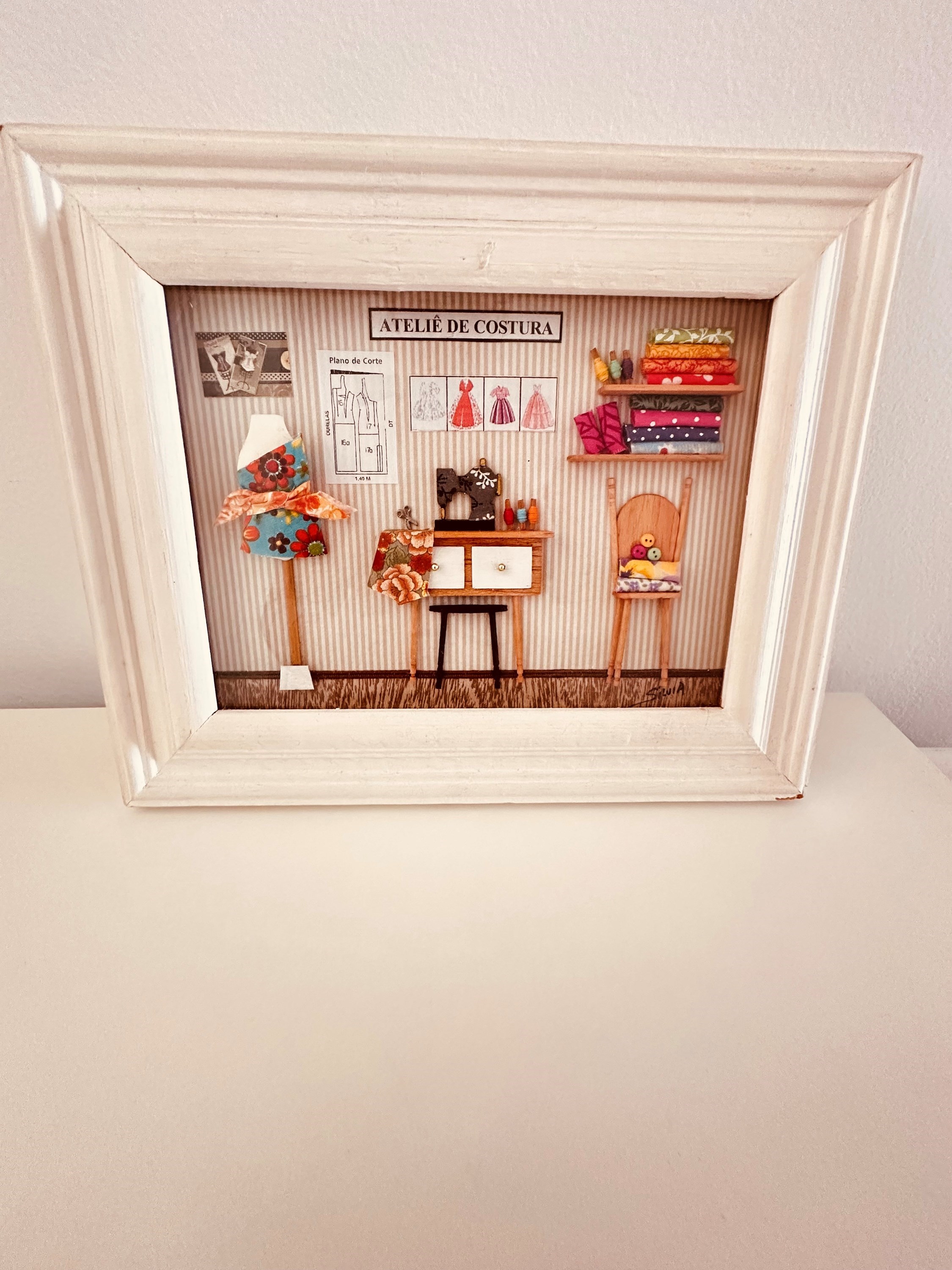 Quadrinho Ateliê de Costura