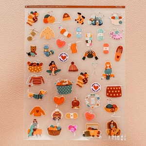 Adesivo para tecido - Coleção Tricô/Crochê - Preço especial de lançamento