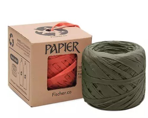 Fio Papier Fischer 15mm - 100mts - cor 529 - Palha