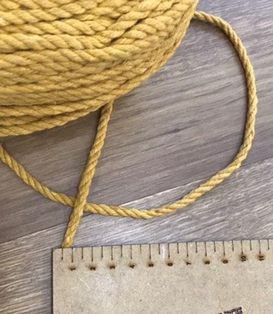 Cordão de algodão torcido