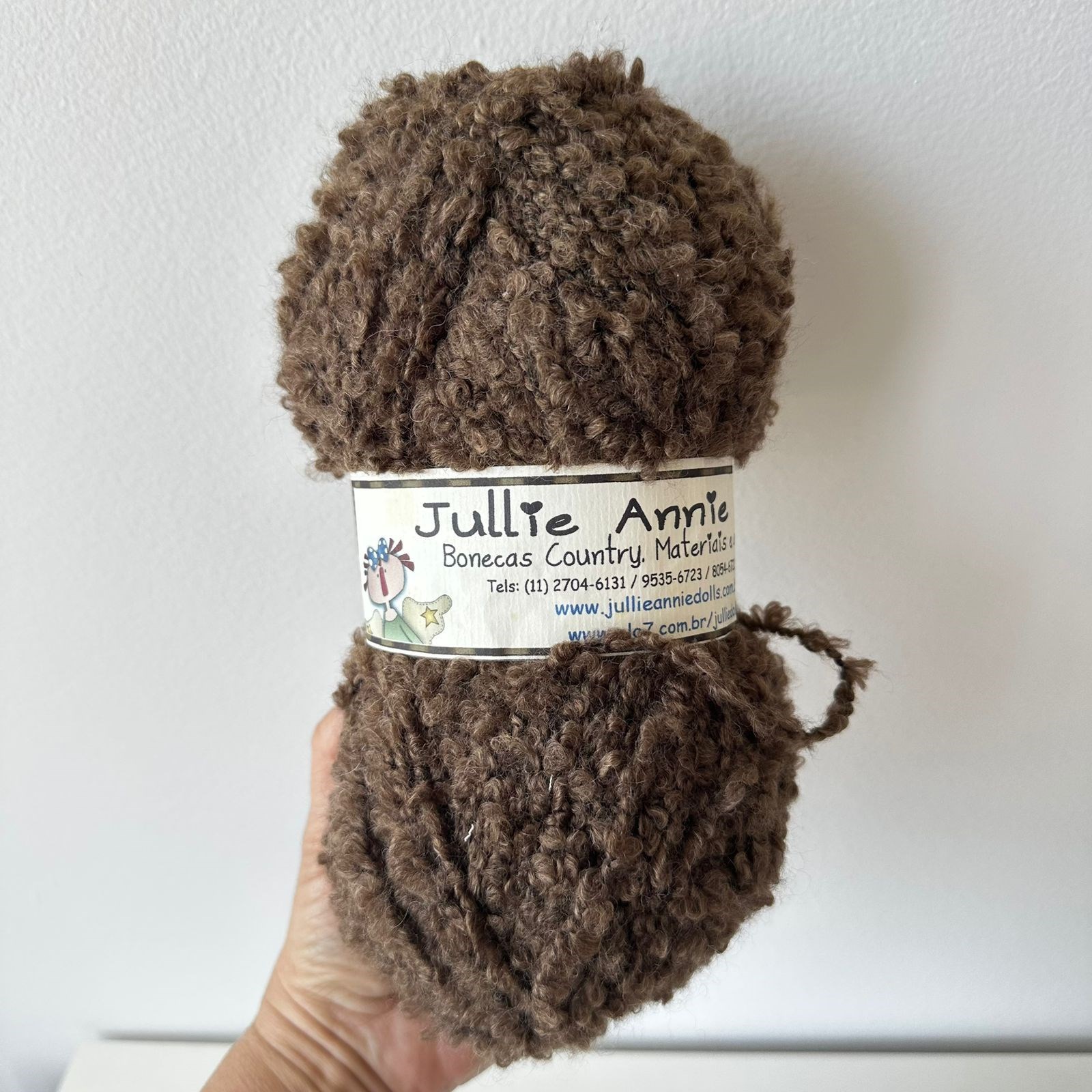Lã para cabelo de bonecas country