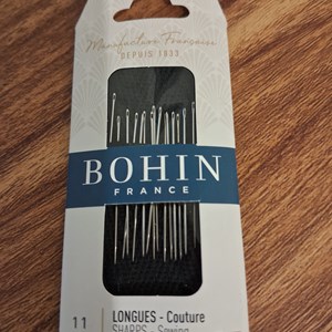 Agulha de mão para costura n. 11 Bohin (importada da França) - pct com 15 unidades