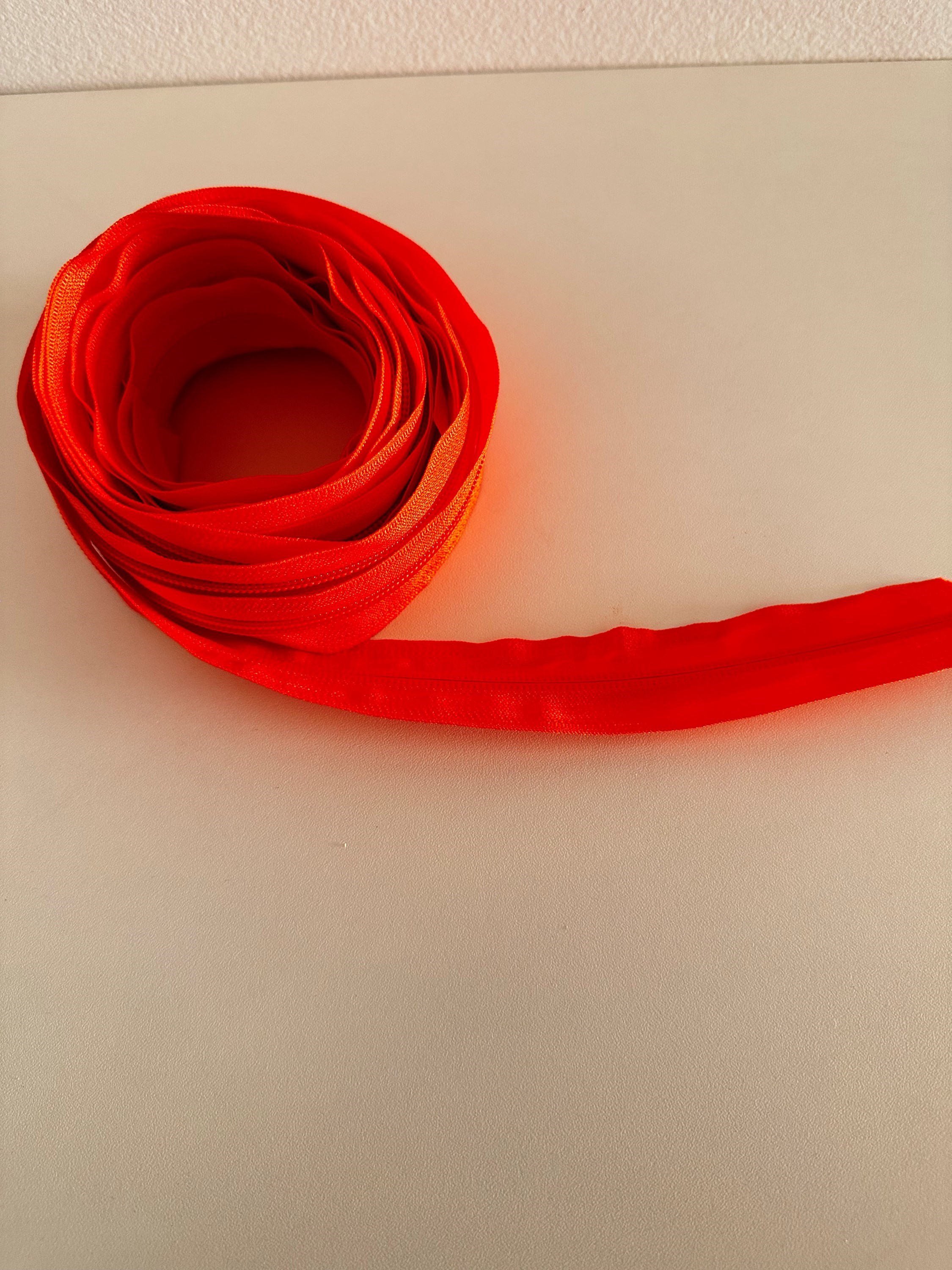 Ziper no. 5 cor laranja