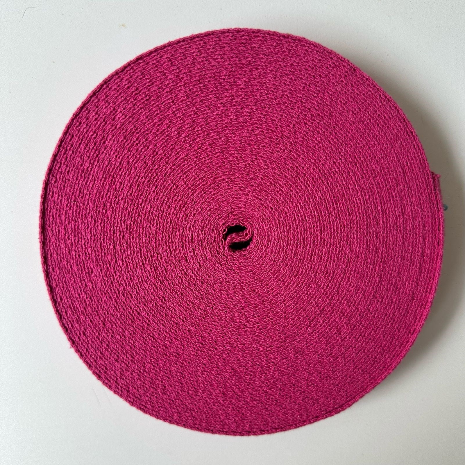 Rolo Alça Cadarço de Algodão Pink 30mm