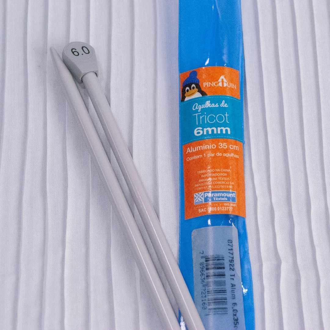 Agulha Tricot - 6.0mmx35cm