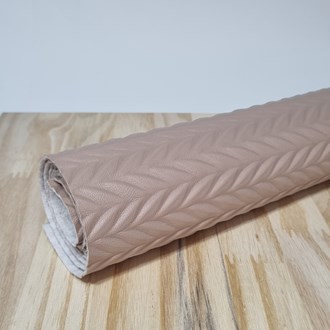 Sintético alto relevo rosa chá