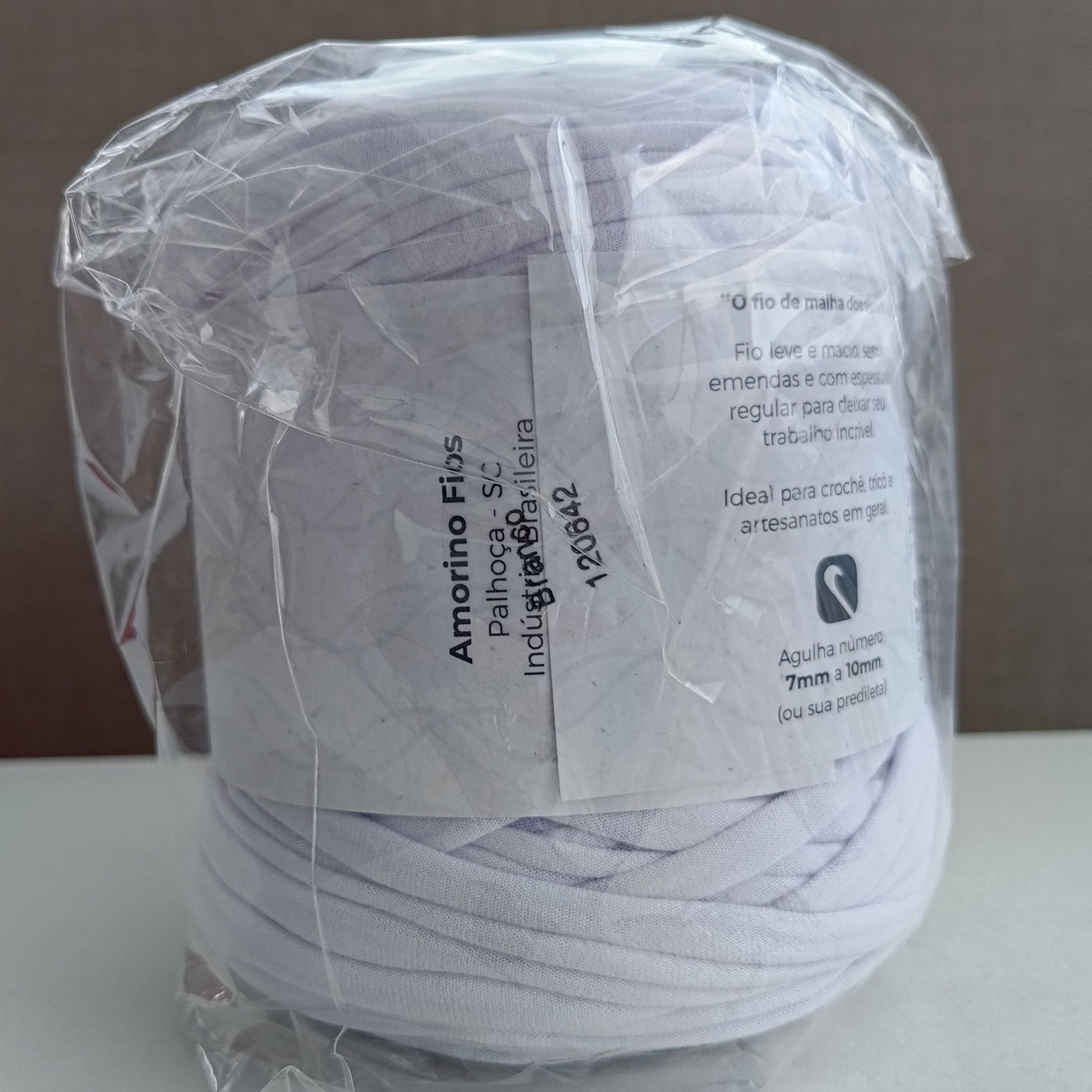 Fio de malha Amorin 36mm Branco - Novo