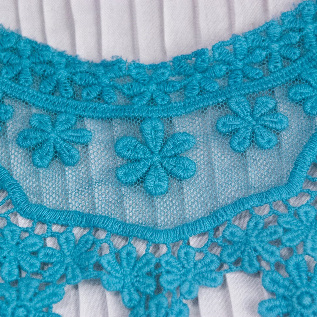 Decote Renda Cian - 28x10cm