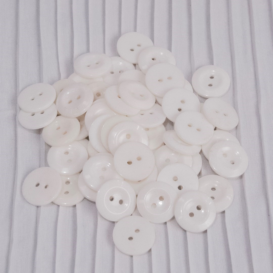 Botão Branco - 17mm