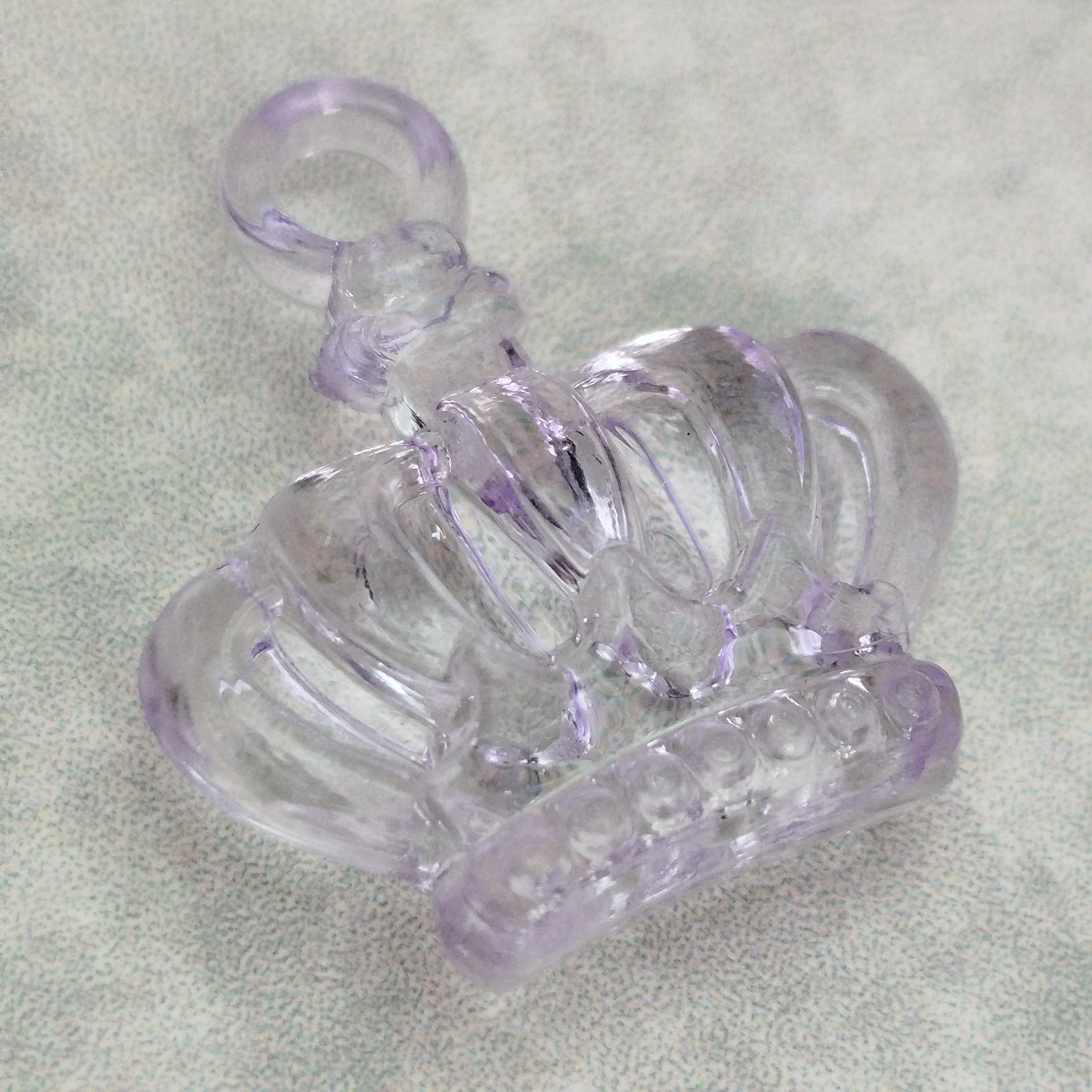 Coroa Acrilica Pingente - Lote com 3 Pacotes