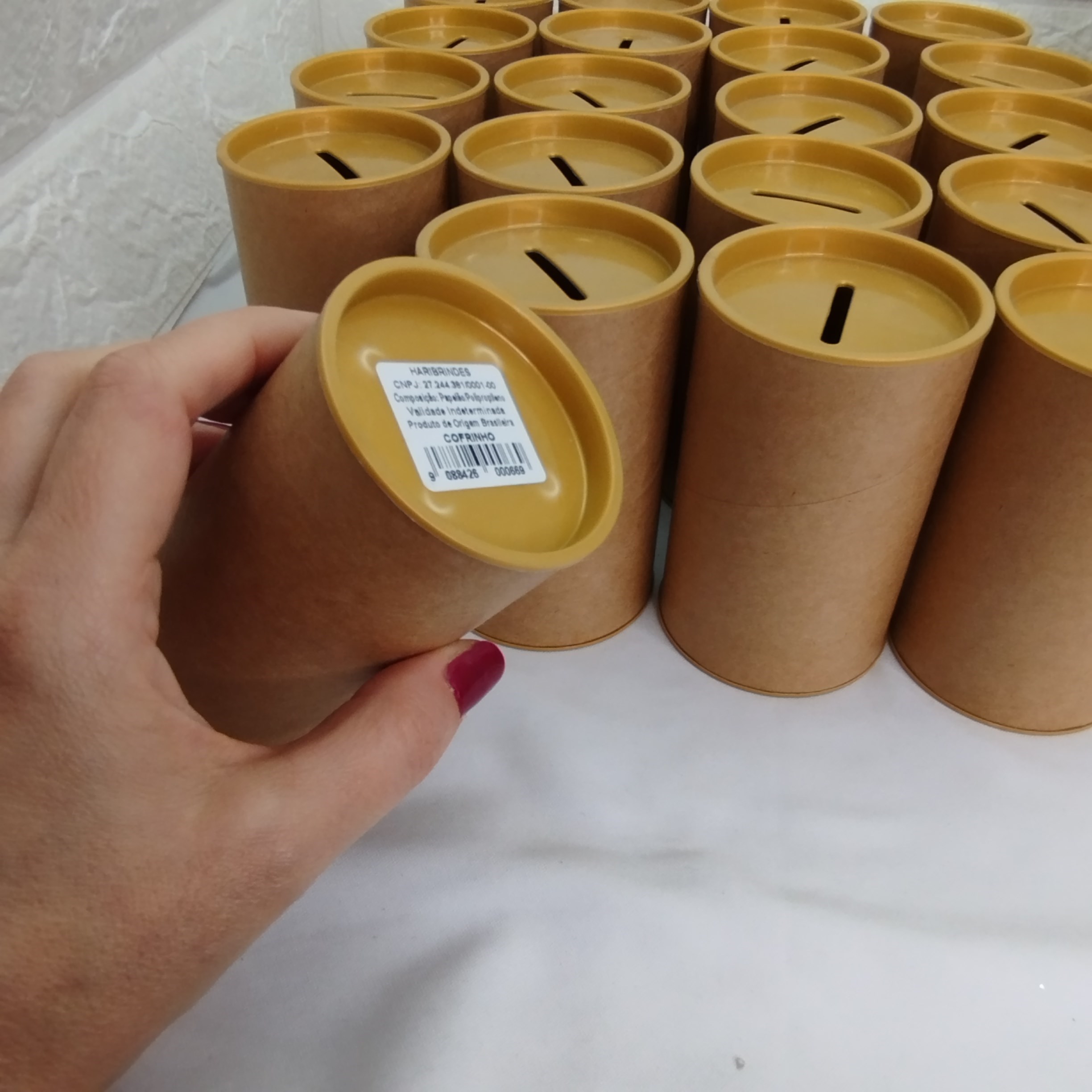 Cofrinho para lembrancinha - Lote 20 unidades +  brinde (3 unidades)