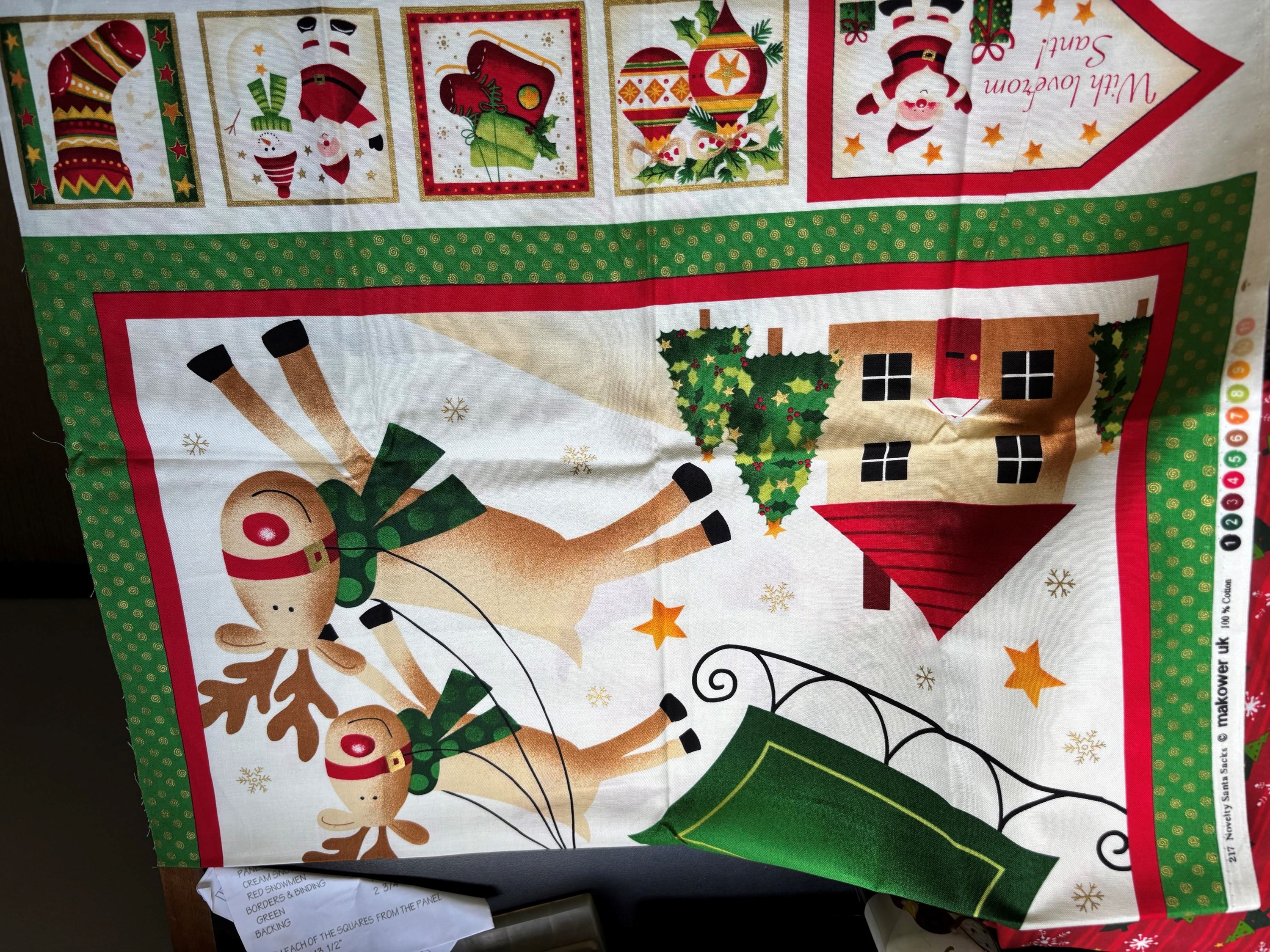 Tecido Painel  Natal