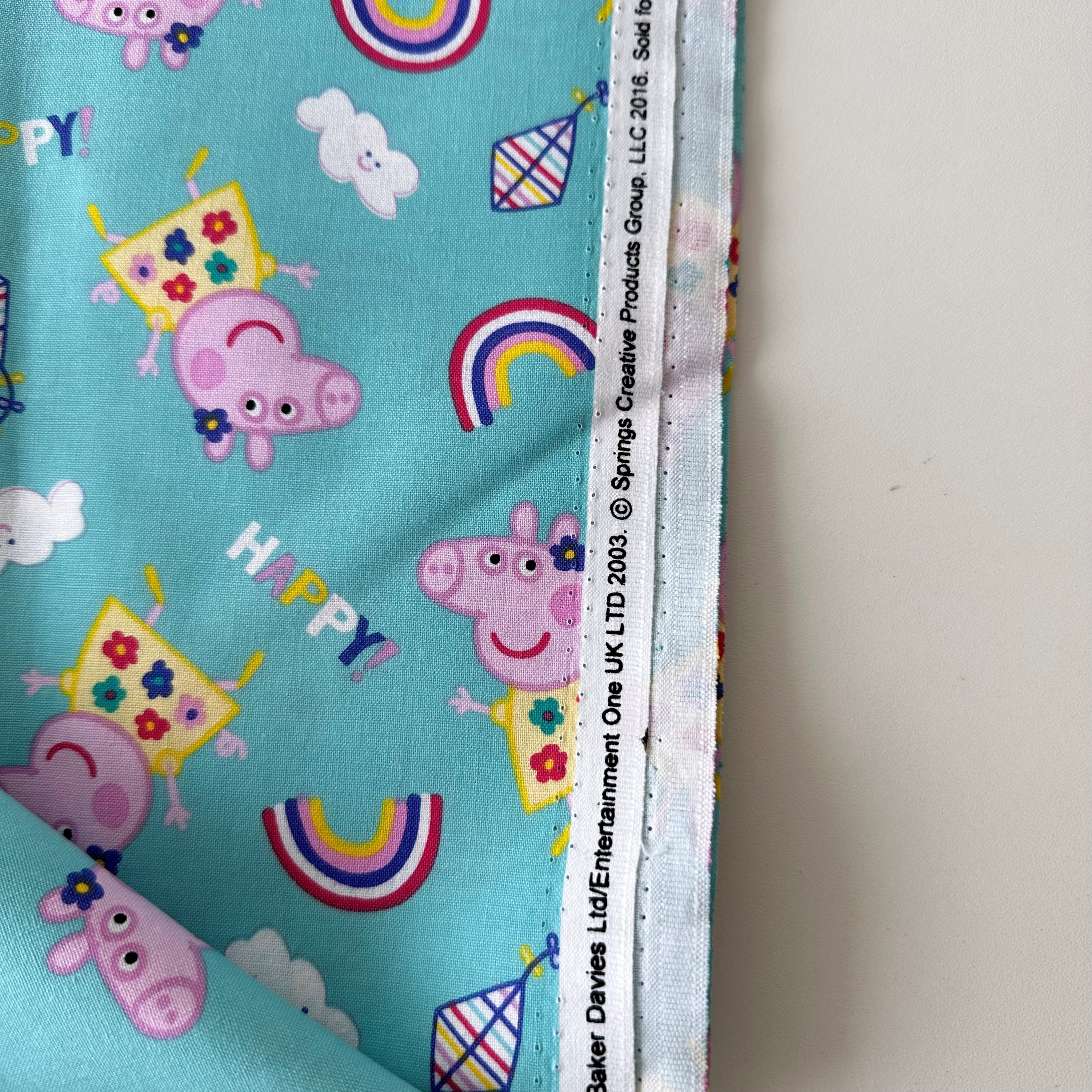 Tecido importado Pepa Pig (Não existe no Brasil)