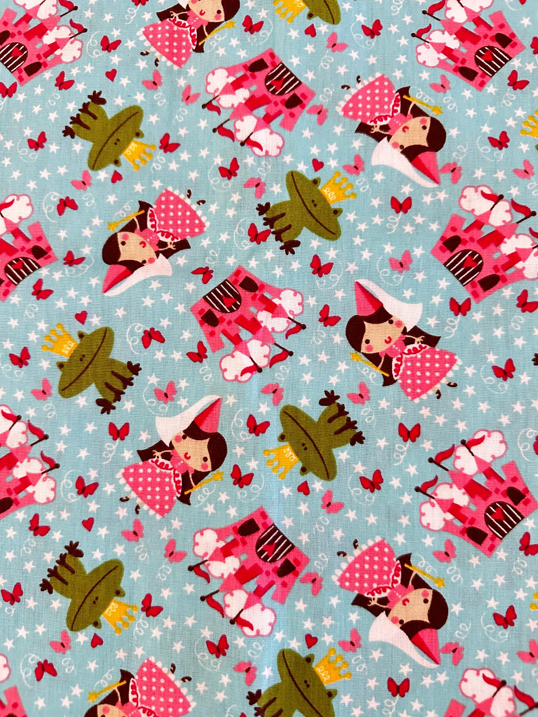 Tecido nacional princesa castelo