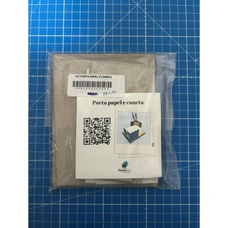 Kit de Cartonagem Flavia Diz - Porta Papel e Caneta