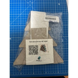 Kit de Cartonagem Flavia Diz - Caixa Árvore de Natal