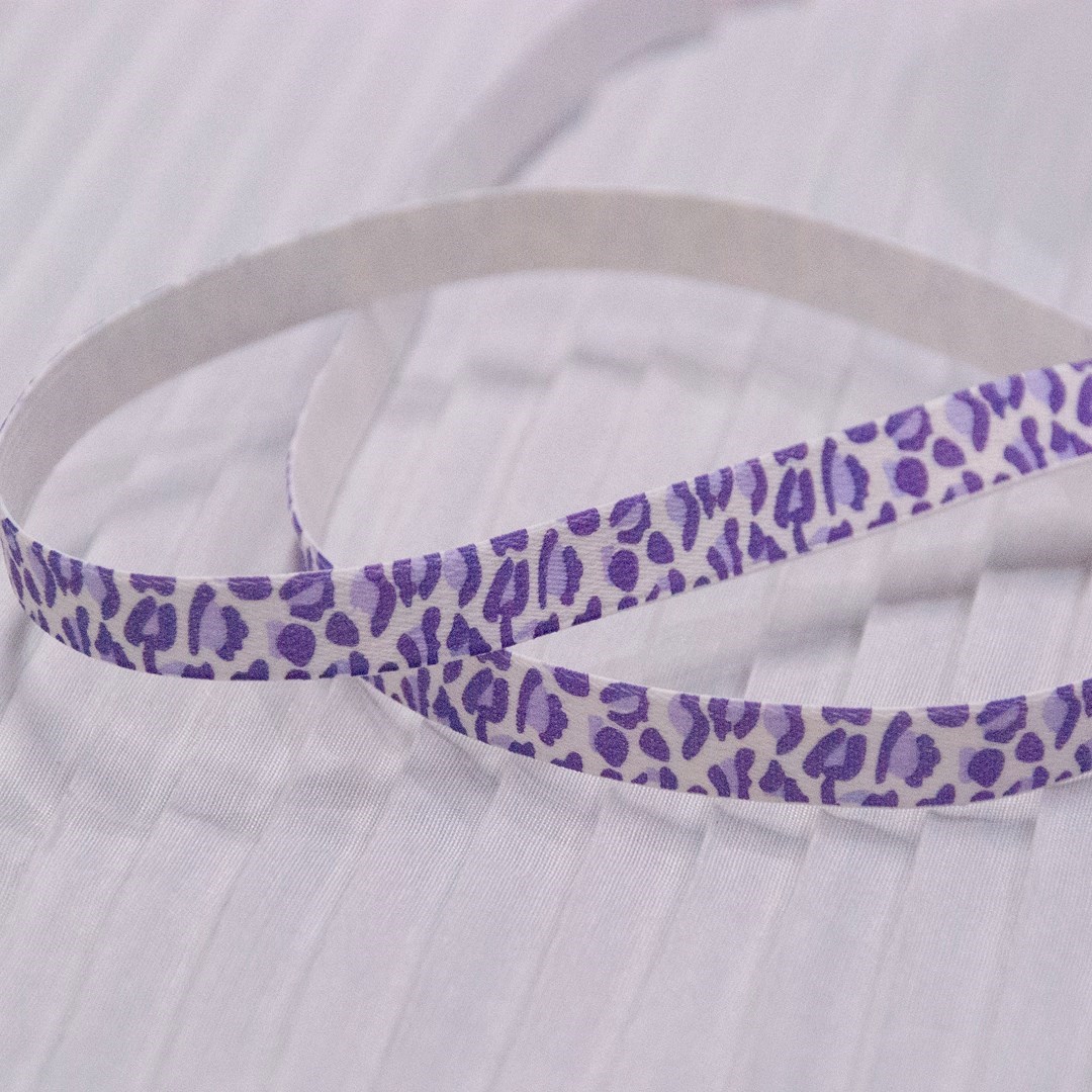 Elástico Alça Onça Lilás - 11mmx25m