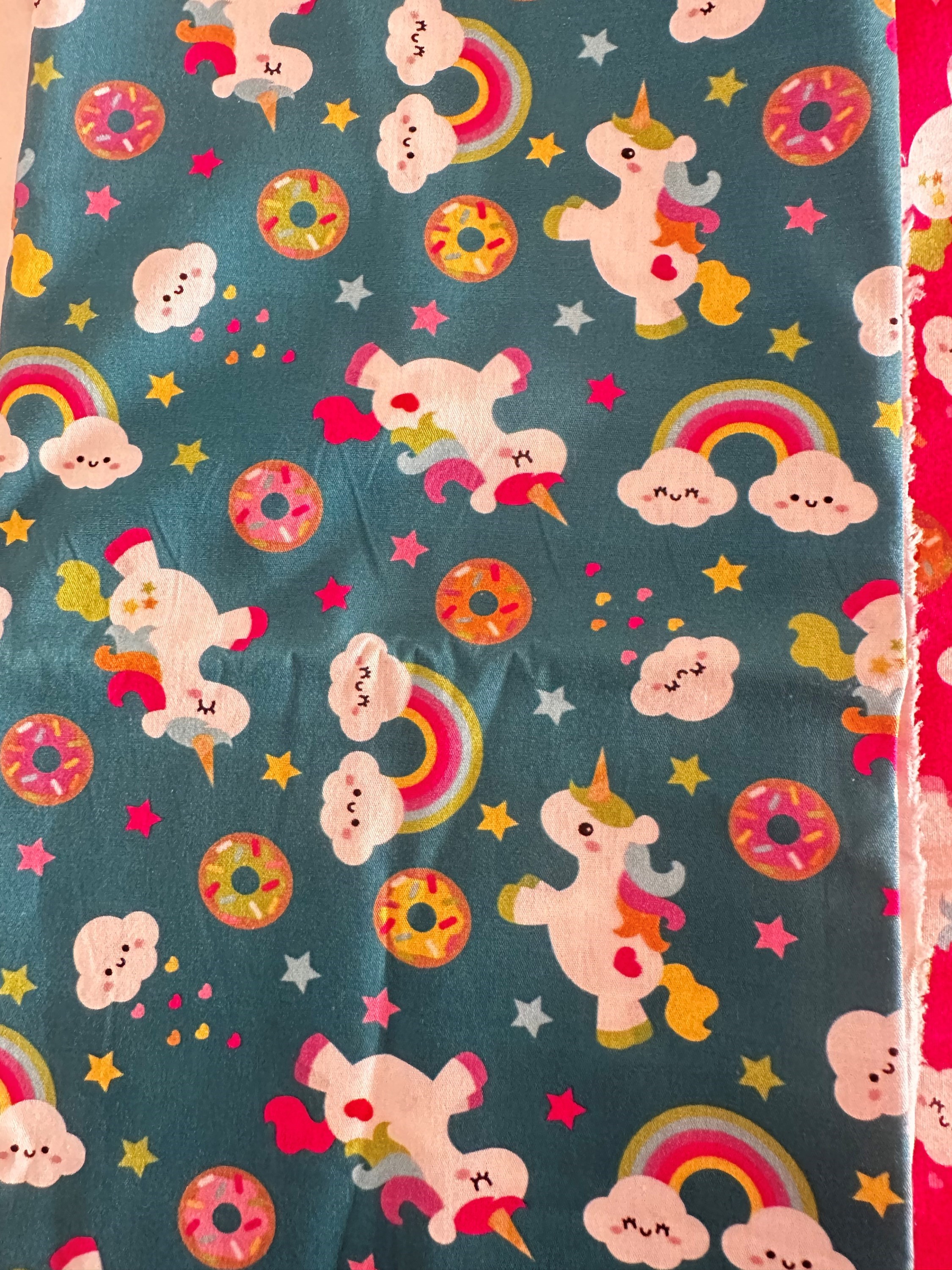 Kit 2 tecidos estampa Meia Tigela