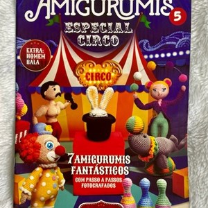 Revista Amigurumi número 5, especial Circo