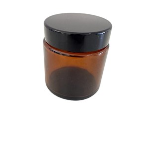 Kit com 6 frascos para vela âmbar