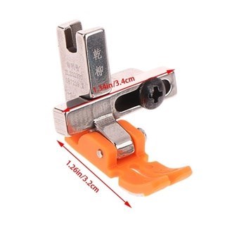 Calcador Sapata Pezinho Teflon Reta Zíper Convencional 3 Em 1 com Regulagem T3 