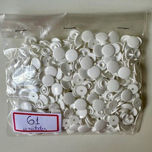 Botão Tic Tac 12 Branco