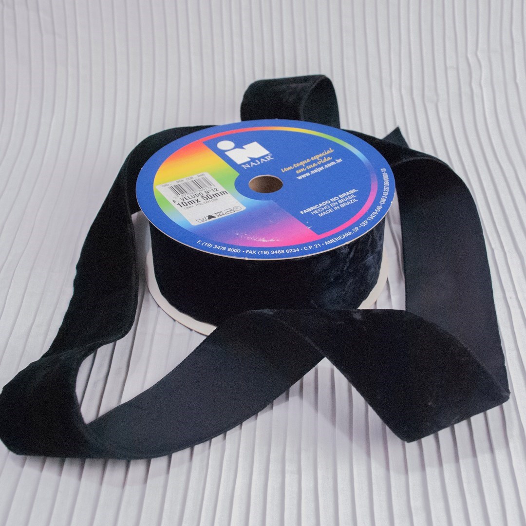 Fita de Veludo - 50mmx10m