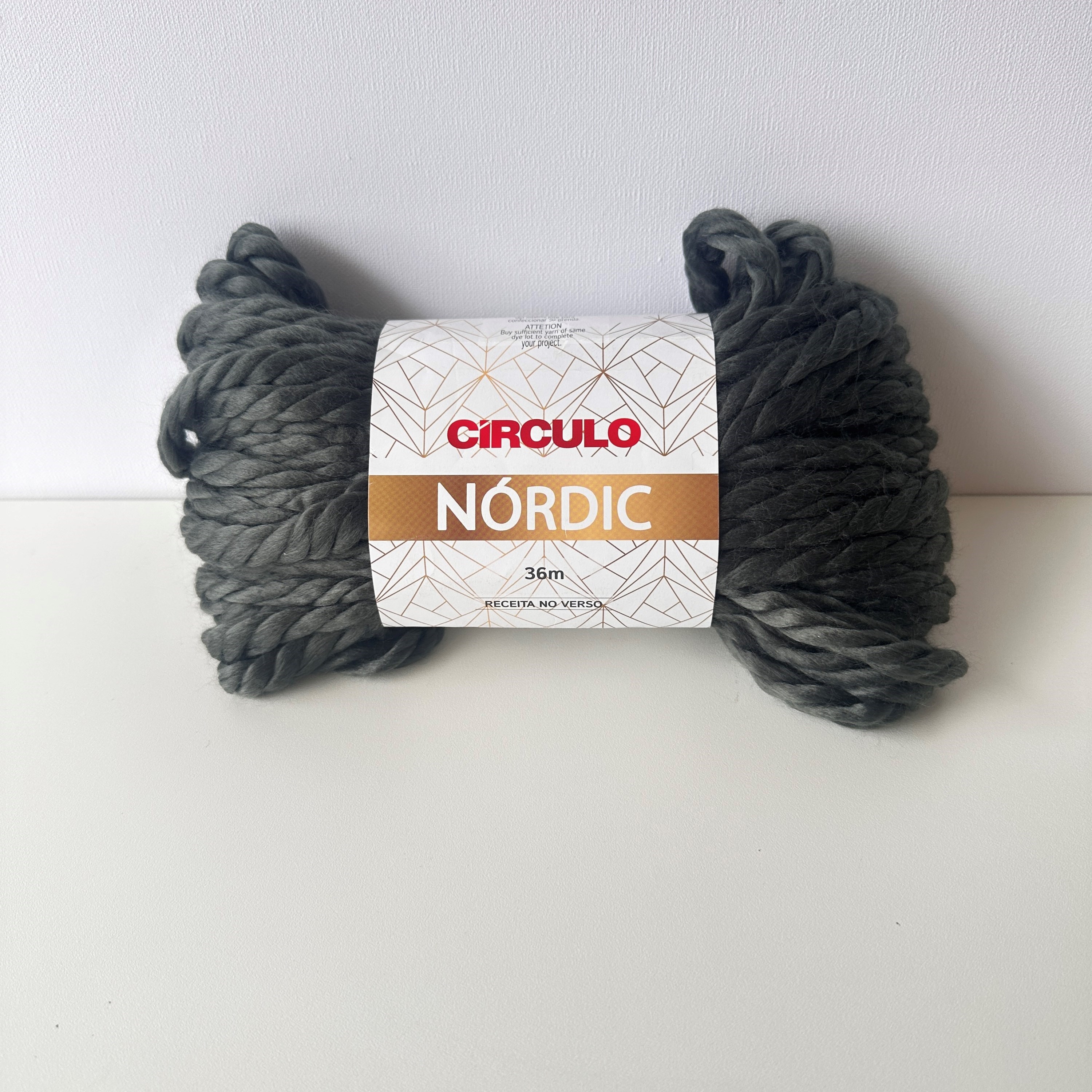 RARIDADE - Fio Nórdic Circulo - Verde escuro