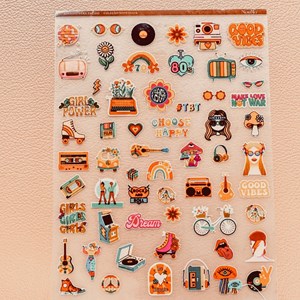 Adesivo para tecido DTF - Coleção Nostalgia - Preço especial de lançamento