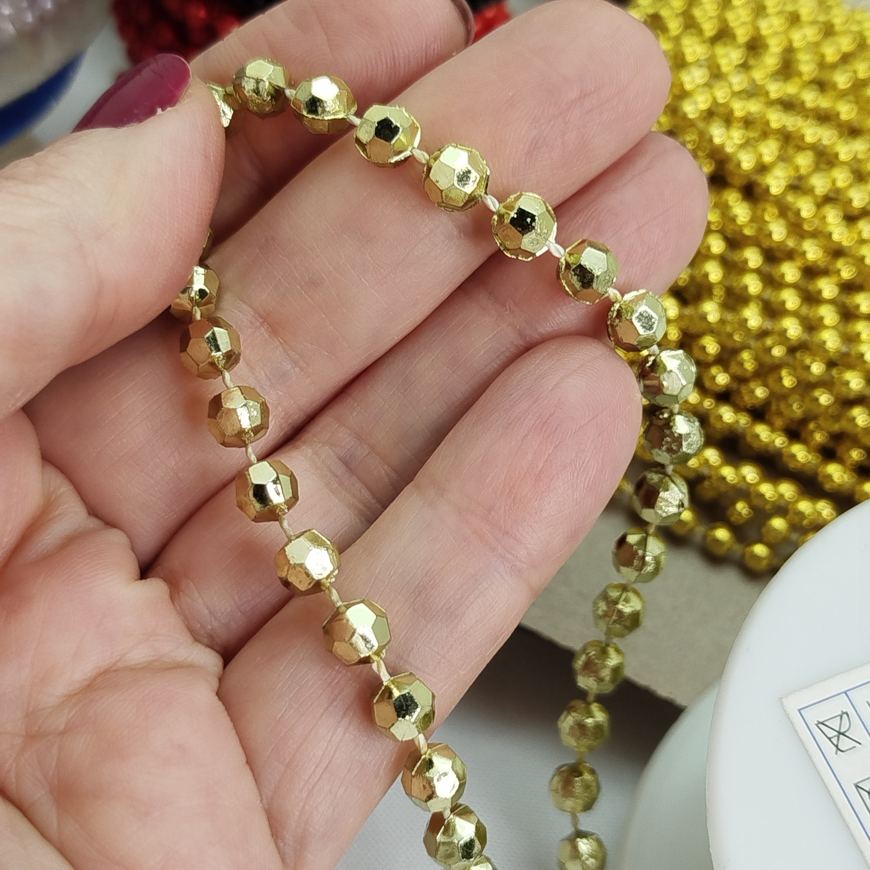 MIX Cordão de Perolas Aljofre com Várias Cores, Modelos e Metragens