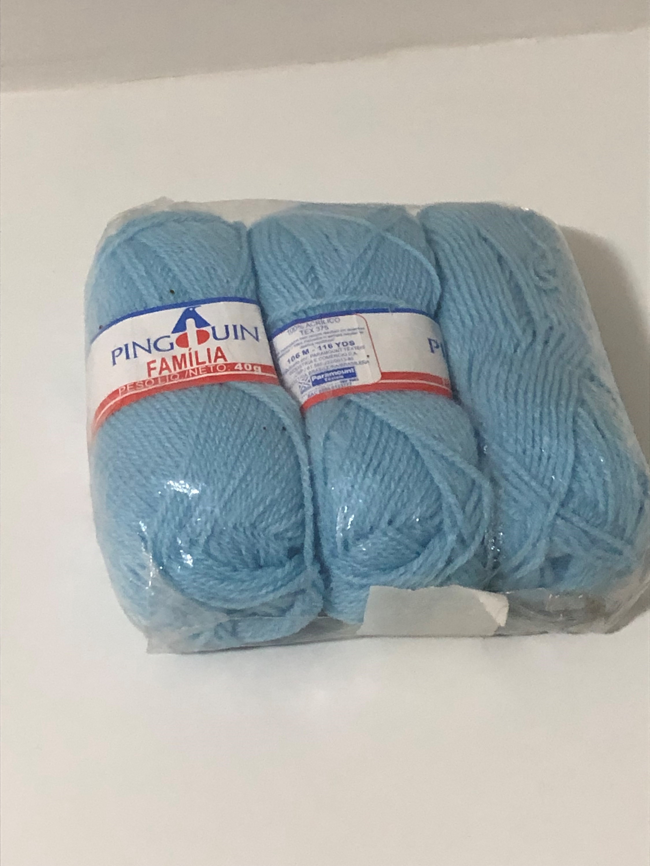 Lãs Pingouin Família - Azul