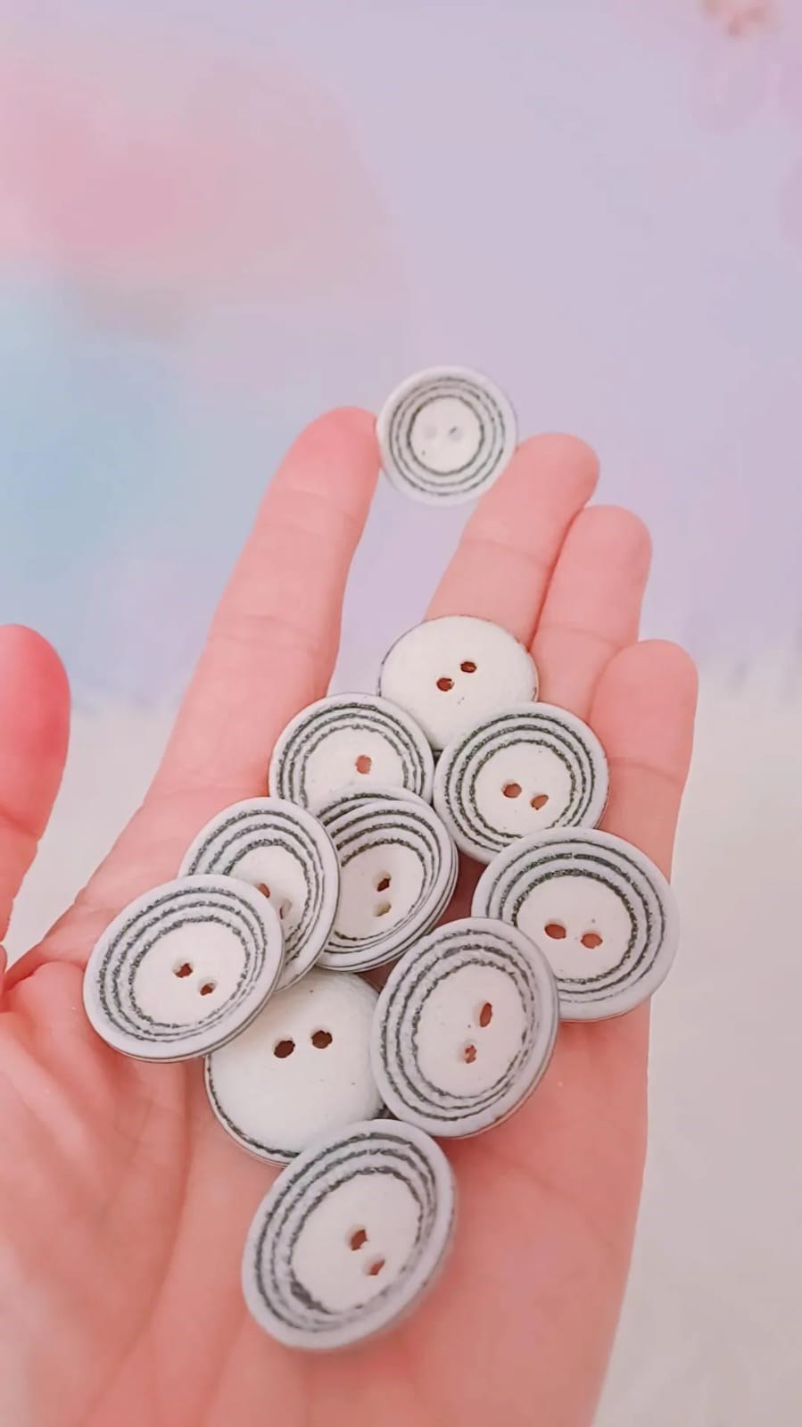 COLEÇÃO FLORES PARA IEMANJÁ - kit com 82 botões