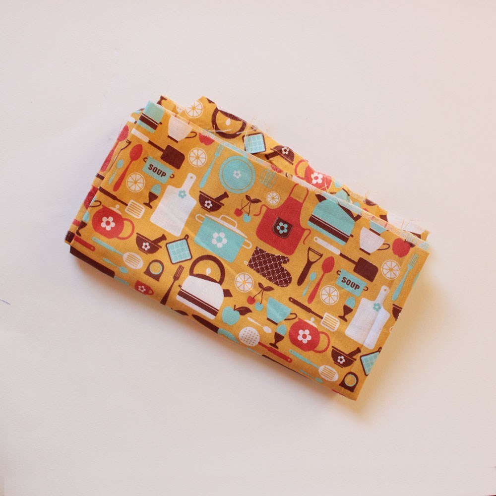 Tricoline Cozinha Mostarda