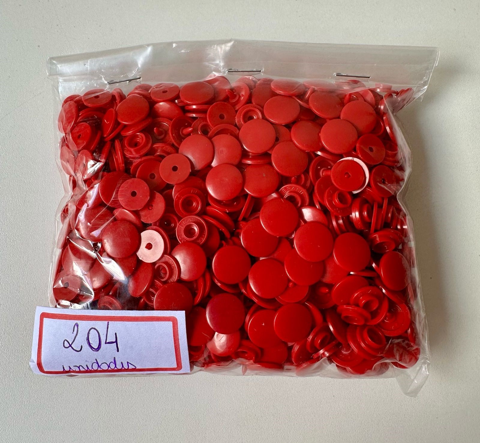 Botão Tic Tac 12 Vermelho