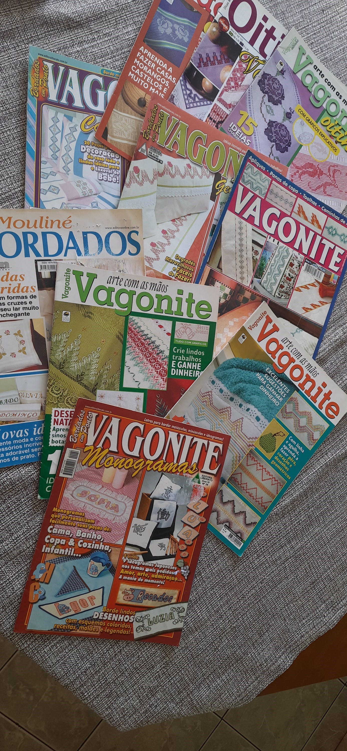 Revistas de Bodado - 10 revistas bordado vagonite