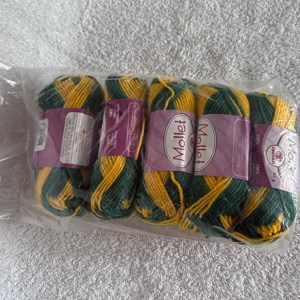 Kit 5 novelos 40 g lã Mollet Círculo