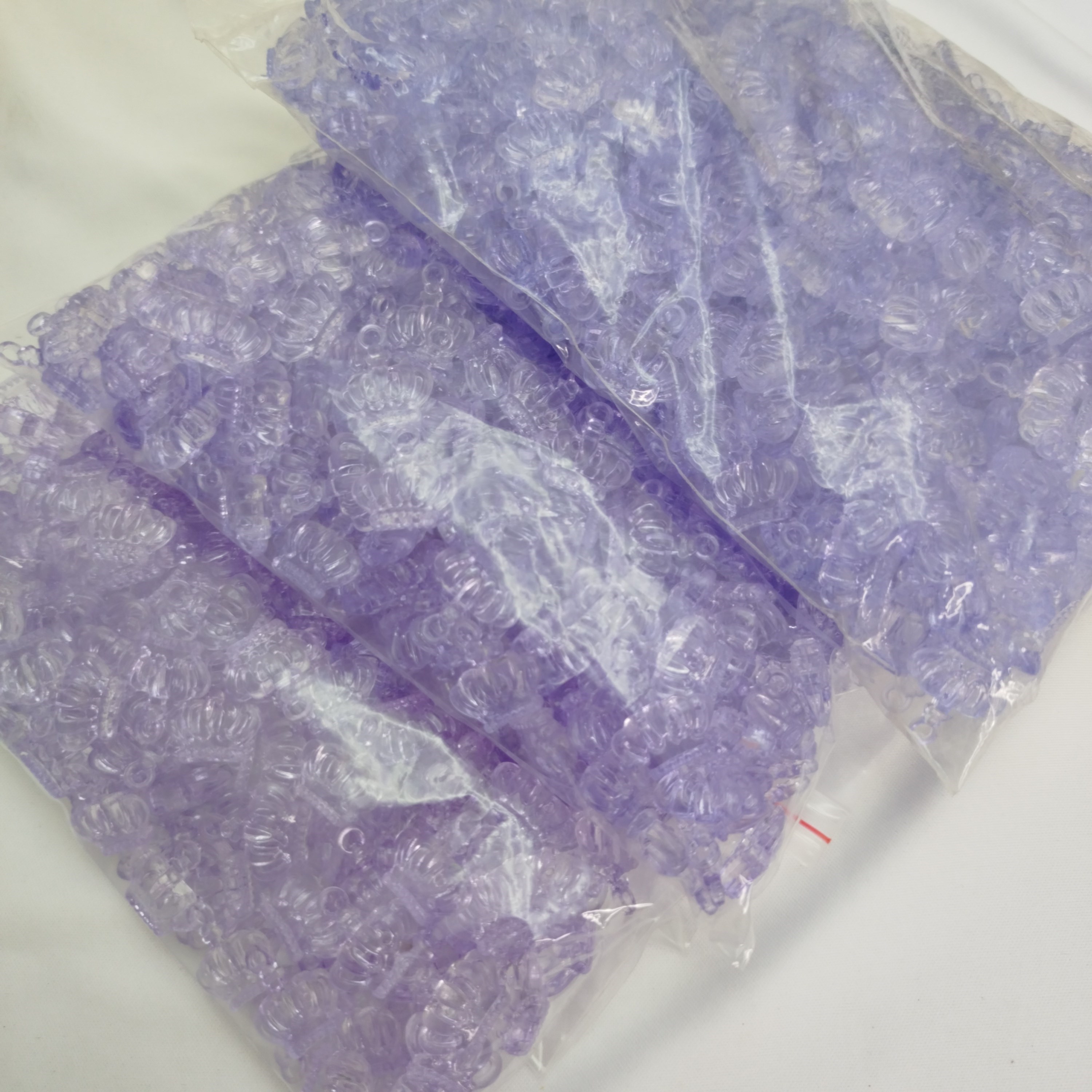 Coroa Acrilica Pingente - Lote com 3 Pacotes