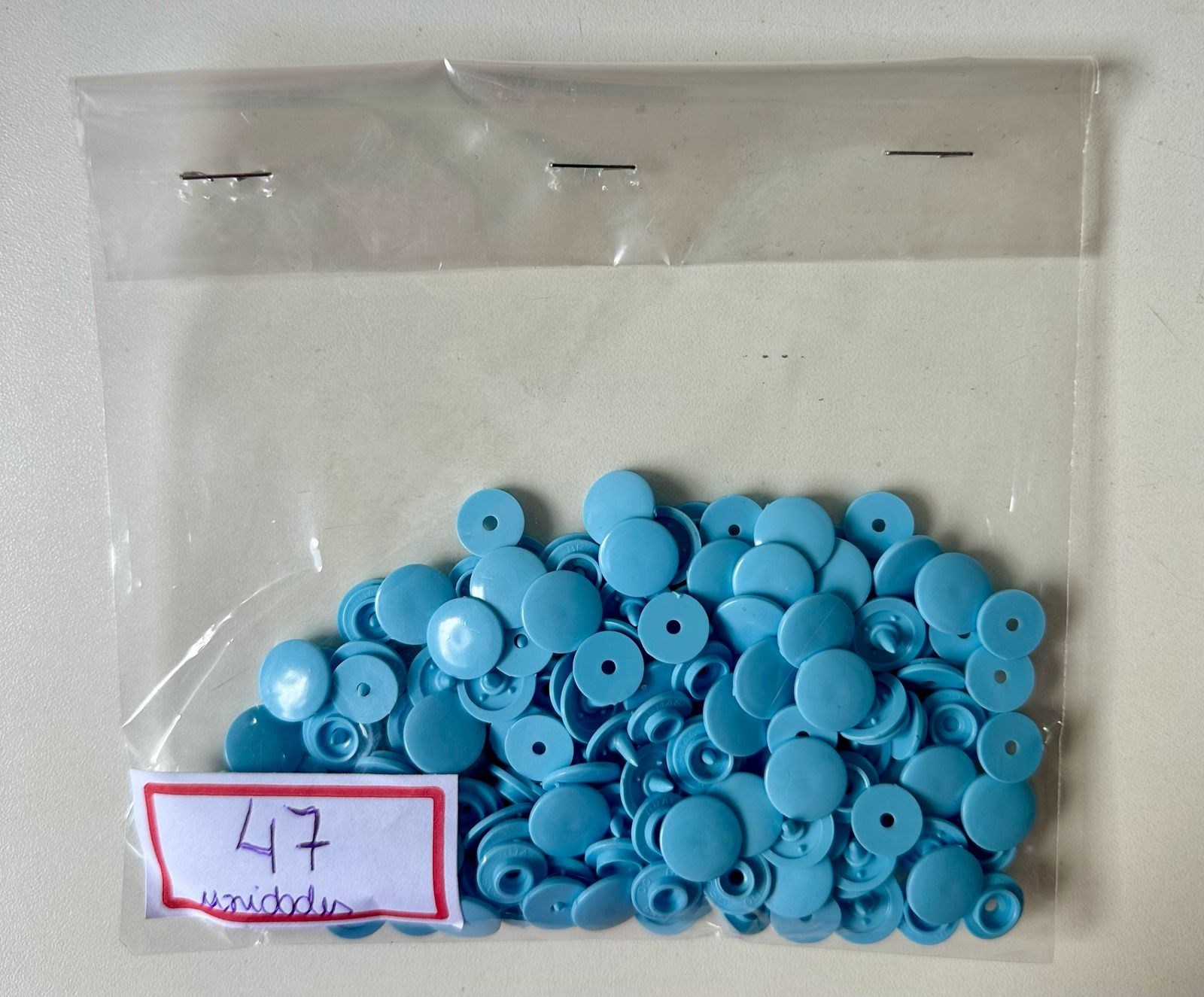 Botão Tic Tac 12 Azul Alfazema