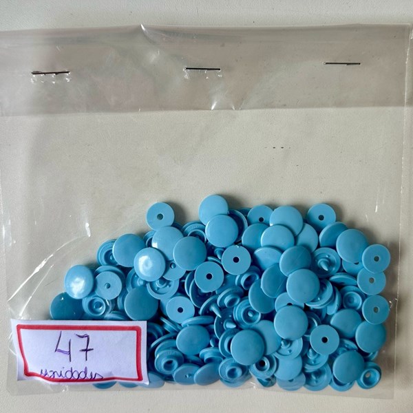 Botão Tic Tac 12 Azul Alfazema