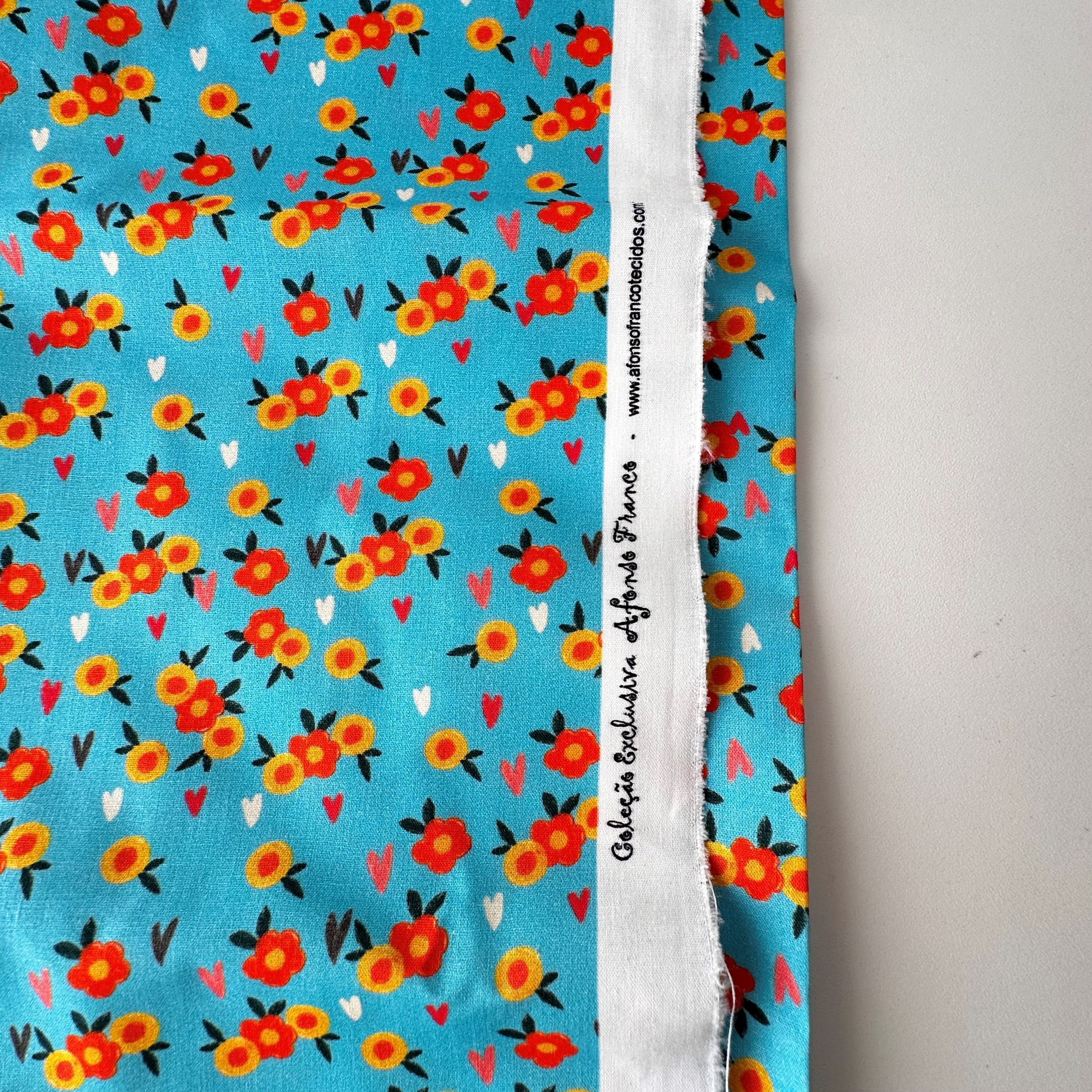 Tecido Florido Afonso Franco