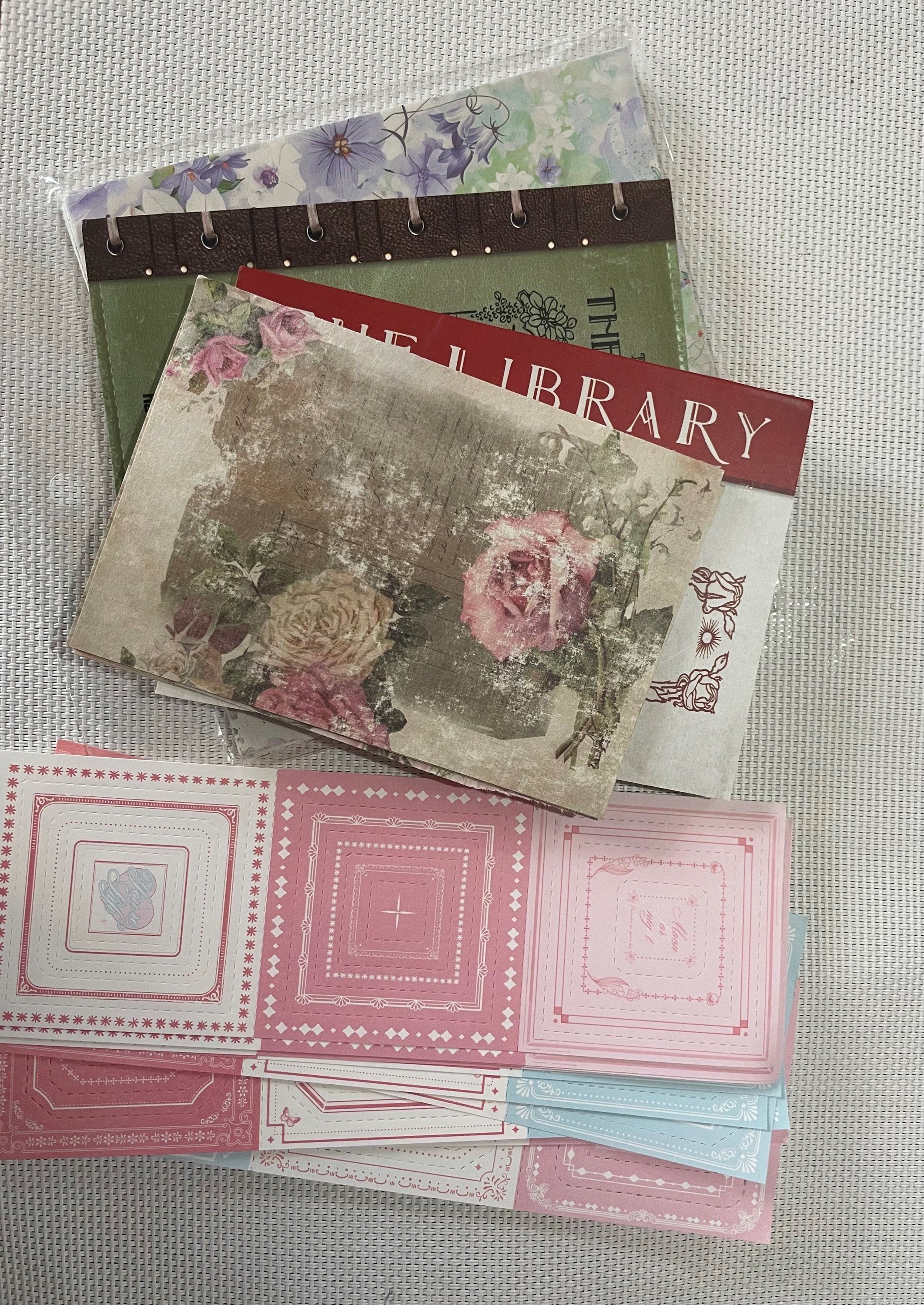 Kit para scrapbook e bullet journal