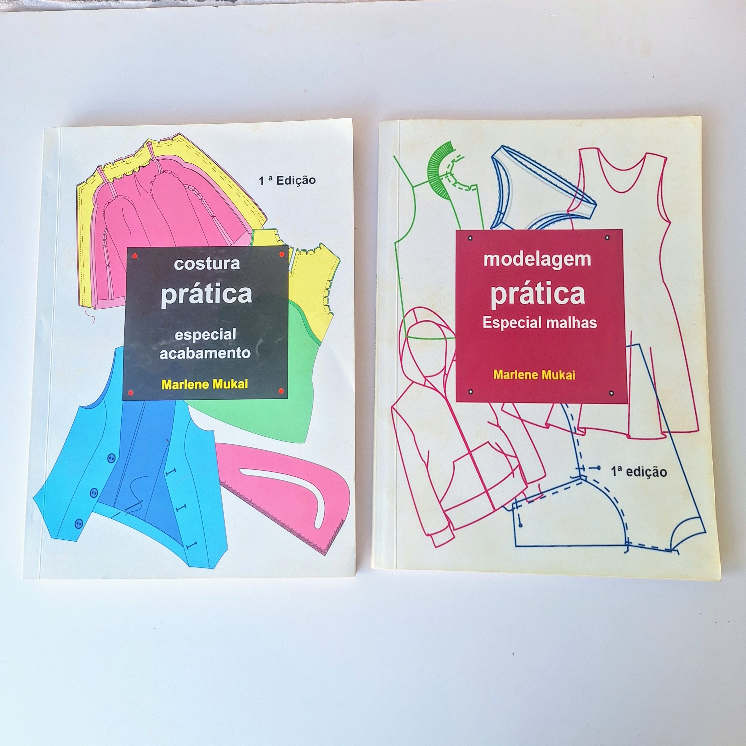 Livros Costura Prática especial Acabamentos e Modelagem Prática especial Malhas-Marlene Mukai1a.ed