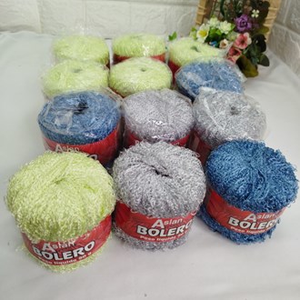 MIX de Fios para Trico e Croche Bolero -  12 Novelos